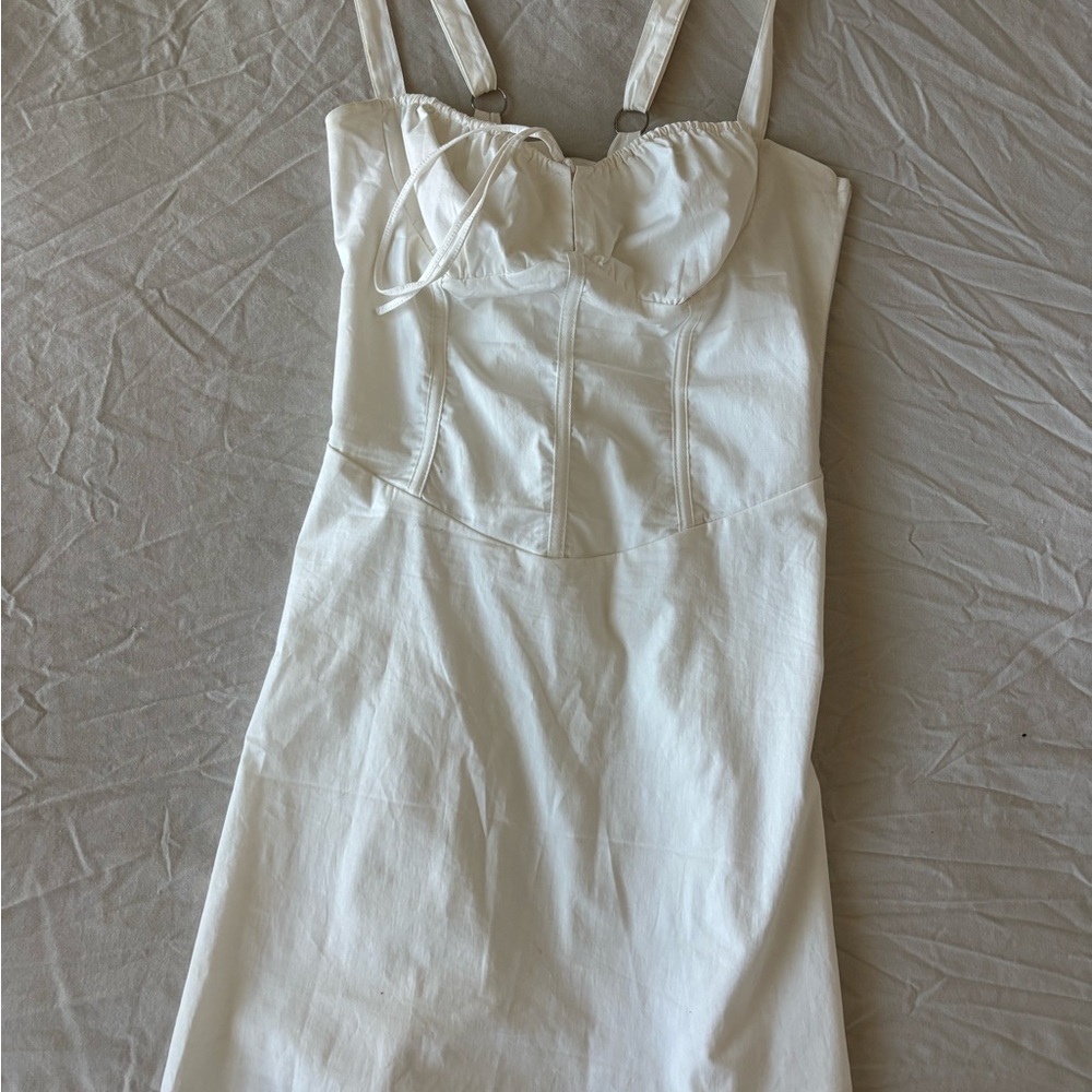 Elegant White Mini Dress